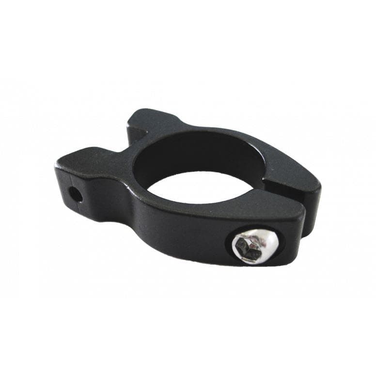Gabette EX Seatpost Clamp with Rack Mount – Black