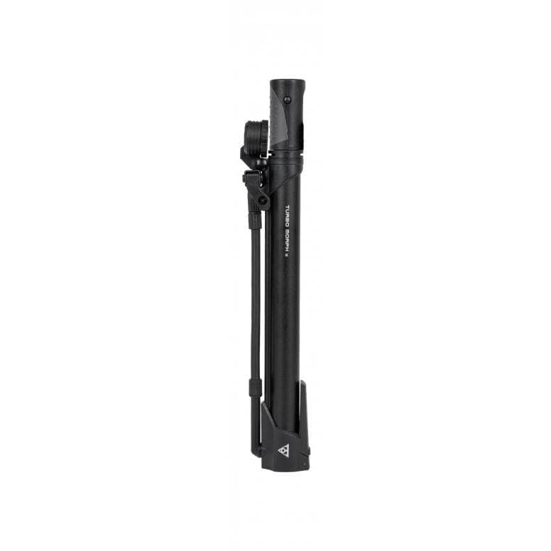 Gabette Turbo Morph Floor Pump – Black with Pressure Gauge